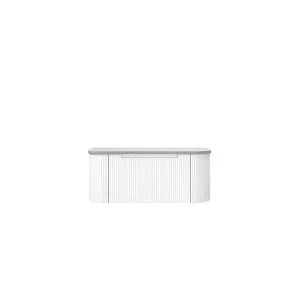 Savio Wall Hung 900mm - Flat Stone Top, Snow by Aulic, a Vanities for sale on Style Sourcebook