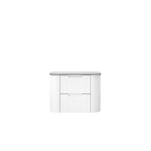 Curva Wall Hung 750mm - Flat Stone Top, Cato by Aulic, a Vanities for sale on Style Sourcebook