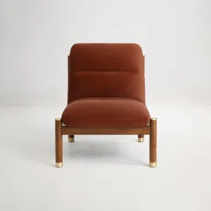 Louis Armchair, Mohair Rust, by Lounge Lovers by Lounge Lovers, a Chairs for sale on Style Sourcebook