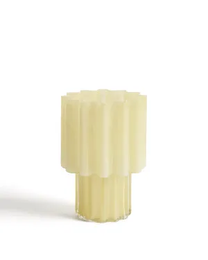 Cristila yellow glass vase 25cm by null, a Vases & Jars for sale on Style Sourcebook