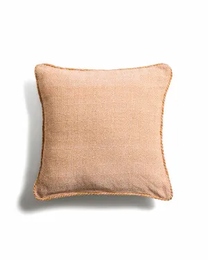 Filor cotton cushion cover with orange weave 50 x 50cm by null, a Cushions, Decorative Pillows for sale on Style Sourcebook