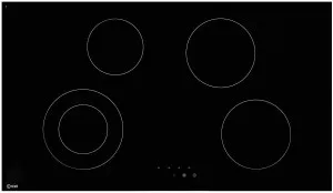 ILVE 90cm Ceramic Electric Cooktop ILC90B by Ilve, a Cooktops for sale on Style Sourcebook