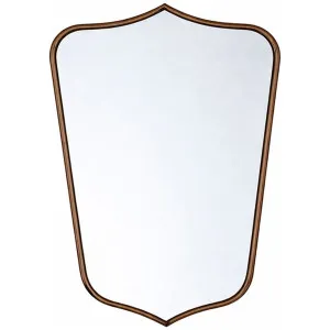 Turner Hastings Mayer 80x50 Shield Bathroom Mirror English Bronze MA411MR-EB by Turner Hastings, a Mirrors for sale on Style Sourcebook