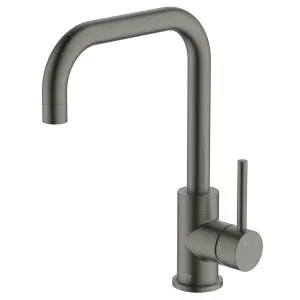 Abey Lucia Lead-Free Square Sidelever Mixer Tap Gunmetal 3K3-GM-LF by Abey, a Kitchen Taps & Mixers for sale on Style Sourcebook
