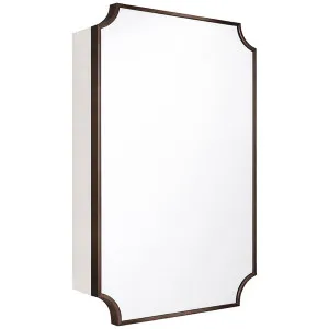 Turner Hastings Claremont 80x50 Bathroom Mirror Shaving Cabinet English Bronze CL406SC-EB by Turner Hastings, a Mirrors for sale on Style Sourcebook