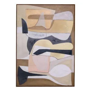 Soft Curves Box Framed Canvas in 140 x 100cm by OZ Design, a Painted Canvases for sale on Style Sourcebook