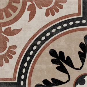 Antica Della Black Tan (Matt) 200x200 by Sanctuary Makers, a Encaustic Tiles for sale on Style Sourcebook