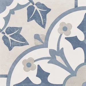 Antica Ivy Lakeshore Bone (Matt) 200x200 by Sanctuary Makers, a Encaustic Tiles for sale on Style Sourcebook