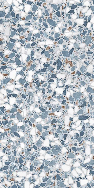 Terra Foray Blue Heaven (Satin) 300x600 by Sanctuary Makers, a Terrazzo Look Tiles for sale on Style Sourcebook