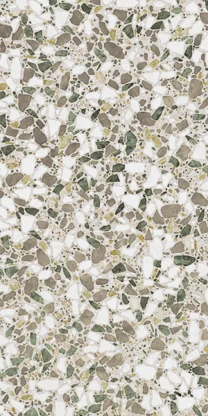Terra Foray Olive Dream (Matt) 300x600 by Sanctuary Makers, a Terrazzo Look Tiles for sale on Style Sourcebook