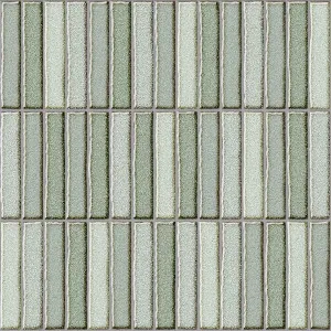 Zen Kit Kat (100x14) Hisui (Gloss) 300x300 by Sanctuary Makers, a Mosaic Tiles for sale on Style Sourcebook