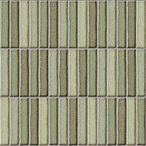 Zen Kit Kat (100x14) Matcha (Gloss) 300x300 by Sanctuary Makers, a Mosaic Tiles for sale on Style Sourcebook