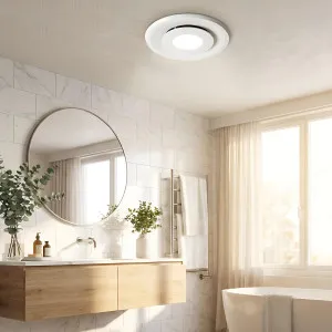 Vencha Extract Halo 2-in-1 Quiet EC Exhaust Fan with LED Light - 240mm by Vencha, a Exhaust Fans for sale on Style Sourcebook