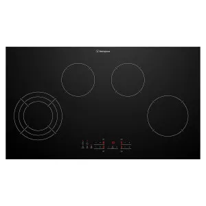 Westinghouse 90cm 4 Zone Ceramic Cooktop with Hob2Hood WHC943BE by Westinghouse, a Cooktops for sale on Style Sourcebook