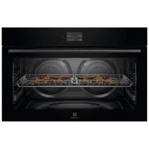 Electrolux 90cm Pyrolytic Built-In Oven with AirFry Plus Dark Stainless Steel EVEP9816BF by Electrolux, a Ovens for sale on Style Sourcebook