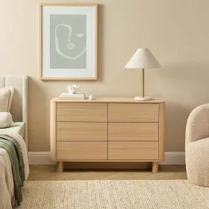Bondi Six Drawer - Natural - Mocka by Mocka., a Dressers & Chests of Drawers for sale on Style Sourcebook