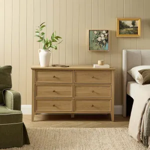 Ambrose Six Drawer - Natural - Mocka by Mocka., a Dressers & Chests of Drawers for sale on Style Sourcebook