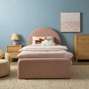 Amelie King Single Bed - Pink - Mocka by Mocka., a Beds & Bed Frames for sale on Style Sourcebook