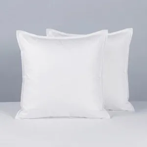 Lustro Pillowcase Pair - Bamboo, European, White - Canningvale by Canningvale_Lustro, a Sheets for sale on Style Sourcebook