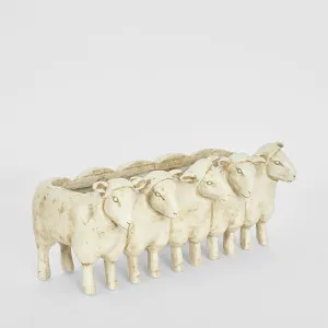 Grazers Sheep Planter Cream by Florabelle Living, a Statues & Ornaments for sale on Style Sourcebook