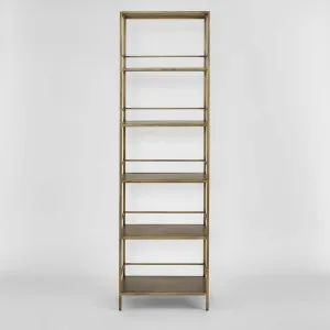 Burnley Shelf 5 Tier Brass by Florabelle Living, a Sideboards, Buffets & Trolleys for sale on Style Sourcebook