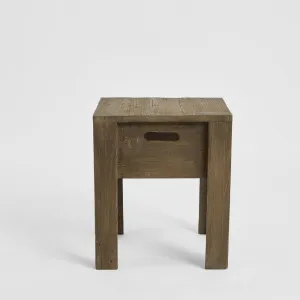 Arles Wooden Stool Brown by PERFECT PIECES, a Ottomans for sale on Style Sourcebook