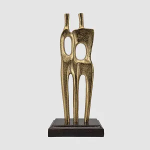 Leiko Sculpture Gold by Florabelle Living, a Statues & Ornaments for sale on Style Sourcebook