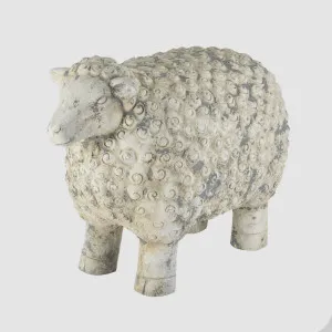 Shaun Sheep Sculpture Large Cream by Florabelle Living, a Statues & Ornaments for sale on Style Sourcebook
