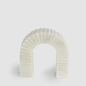 Oro Arch Sculpture Opal White Marble by Florabelle Living, a Statues & Ornaments for sale on Style Sourcebook
