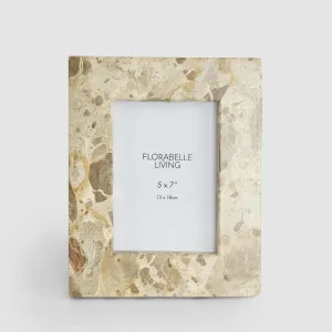 Oro 5 x 7" Photo Frame Butterscotch Marble by Florabelle Living, a Prints for sale on Style Sourcebook