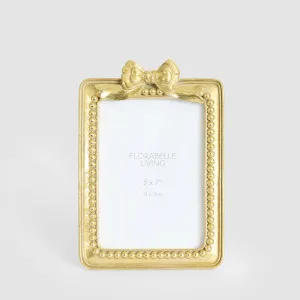 Fay Bow 5 x 7 " Photo Frame Gold by Florabelle Living, a Plants for sale on Style Sourcebook