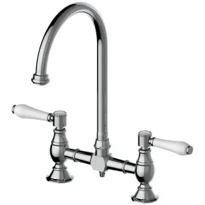 Armando Vicario Provincial Exposed Breech Kitchen Tap Chrome 400160-LF by Armando Vicario, a Kitchen Taps & Mixers for sale on Style Sourcebook