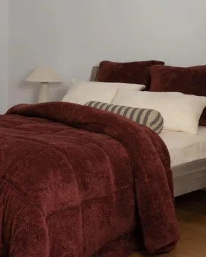 Hot Chocolate King Snuggle Fleece Comforter Set (Factory Second) by null, a Quilts & Bedspreads for sale on Style Sourcebook