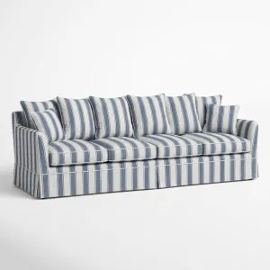 Noosa 4 Seat Modular Sofa Blue Sky Stripe by OneWorld Collection, a Sofas for sale on Style Sourcebook