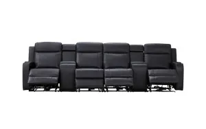 Belford leather 4 seat recliner by Focus On Furniture, a Sofas for sale on Style Sourcebook
