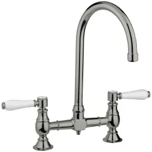 Armando Vicario Provincial Exposed Breech Kitchen Tap Brushed Nickel 400160BN-LF by Armando Vicario, a Kitchen Taps & Mixers for sale on Style Sourcebook