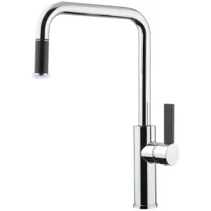 Armando Vicario Luz Pull Out Kitchen Mixer Tap Chrome LUZ-LF by Armando Vicario, a Kitchen Taps & Mixers for sale on Style Sourcebook