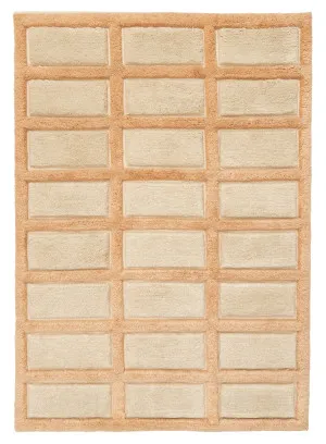 Lydia Peach High-Low Shag Wool Rug by Miss Amara, a Shag Rugs for sale on Style Sourcebook