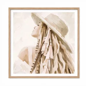 Bohemian Woman II Square by Boho Art and Styling, a Prints for sale on Style Sourcebook