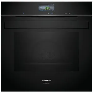 Siemens iQ700 60cm Pyrolytic Oven Gloss Black HB976GMB1B by Siemens, a Ovens for sale on Style Sourcebook