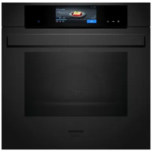 Siemens iQ700 60cm ecoClean Oven with fullSteam Matte Black HS938GDM1 by Siemens, a Ovens for sale on Style Sourcebook
