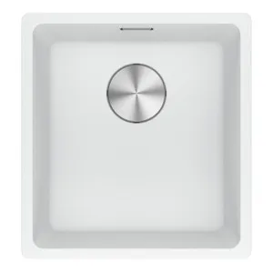 Franke Maris Granite Single Bowl 370mm Topmount Polar White by Franke, a Kitchen Sinks for sale on Style Sourcebook