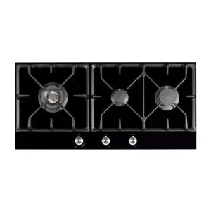 Franke Professional Gas Cooktop Black Glass 85cm by Franke, a Cooktops for sale on Style Sourcebook