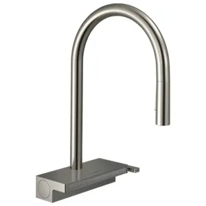 Hansgrohe Aquno Select M81 Single Lever Kitchen Mixer 170 Stainless Steel by Hansgrohe, a Kitchen Taps & Mixers for sale on Style Sourcebook