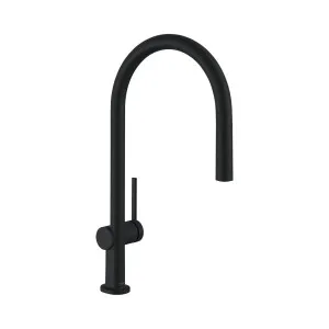 Hansgrohe Talis M54 Single Lever Kitchen Mixer 210 Pull-Out Spout Matte Black by Hansgrohe, a Kitchen Taps & Mixers for sale on Style Sourcebook