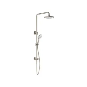 Hansgrohe Croma Select E Showerpipe 180 2jet EcpSmart Reno Brushed Nickel by Hansgrohe, a Shower Heads & Mixers for sale on Style Sourcebook