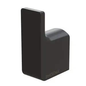 Phoenix Gloss Robe Hook Matte Black by PHOENIX, a Shelves & Hooks for sale on Style Sourcebook