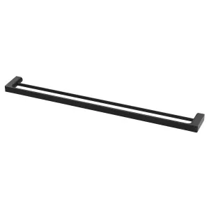 Phoenix Gloss Double Towel Rail 800mm Matte Black by PHOENIX, a Towel Rails for sale on Style Sourcebook