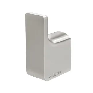 Phoenix Gloss Robe Hook Brushed Nickel by PHOENIX, a Shelves & Hooks for sale on Style Sourcebook
