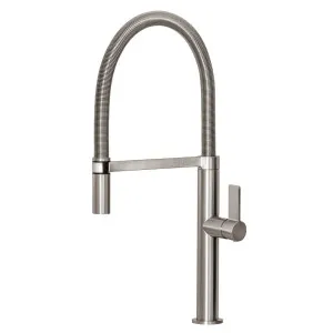 Phoenix Prize Flexible Coil Sink Mixer Brushed Nickel by PHOENIX, a Kitchen Taps & Mixers for sale on Style Sourcebook